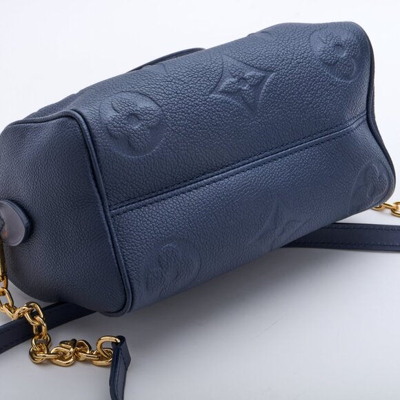 Louis Vuitton Speedy Blue Bandoulière Monogram Empreinte - Picture 7 of 15